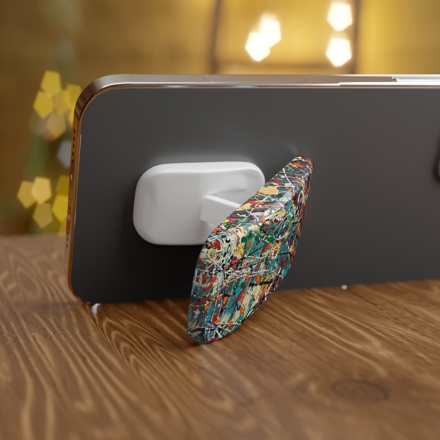 Colorful Phone Grip & Stand - Abstract Art by GhoneAtelier