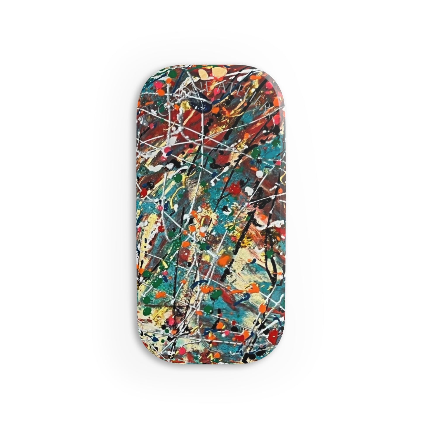 Colorful Phone Grip & Stand - Abstract Art by GhoneAtelier