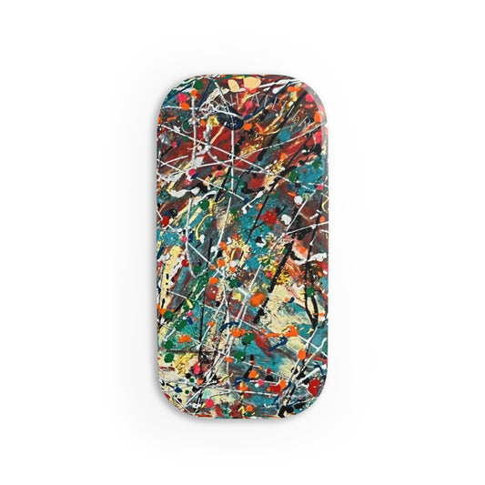 Colorful Phone Grip & Stand - Abstract Art by GhoneAtelier